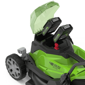 AKUMULATORSKA KOSILNICA GREENWORKS 48V 36CM 2 X 2AH BATERIJA IN POLNILNIK+NITNA KOSILNICA.