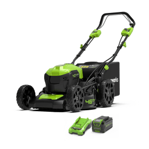 40V 46cm kosilnica samohodna z brezkrtačnim DIGIPRO motorjem z 4Ah baterijo in polnilcem