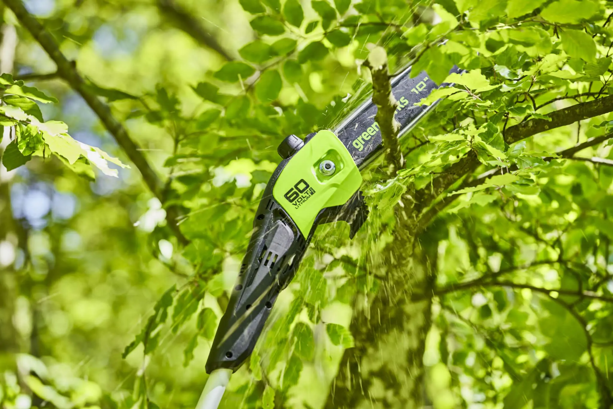 60V višinska verižna žaga z brezkrtačnim DIGIPRO motorjem