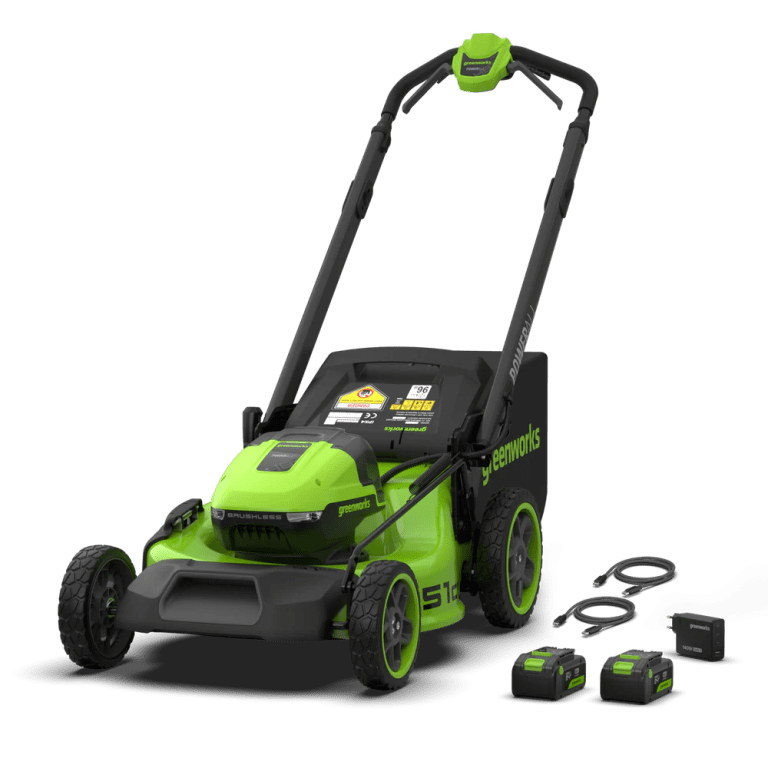 48V (2x24V) 51cm samohodna kosilnica, z 2x6Ah baterijo LM5102S