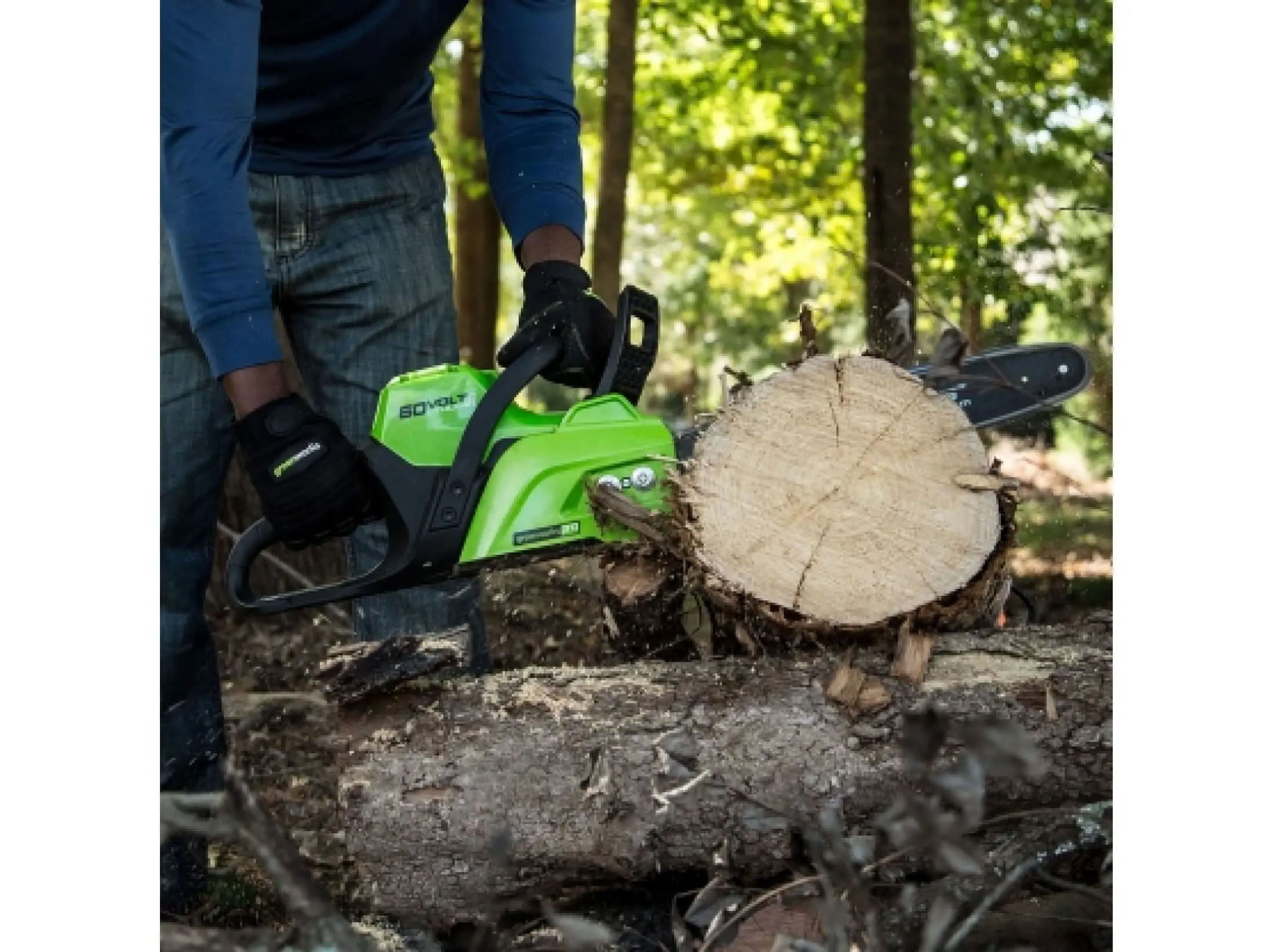 60V verižna žaga 40cm z brezkrtačnim DIGIPRO motorjem