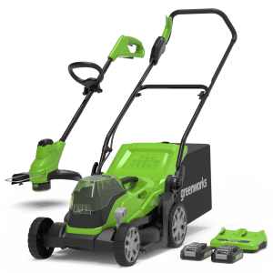 AKUMULATORSKA KOSILNICA GREENWORKS 48V 36CM 2 X 2AH BATERIJA IN POLNILNIK+NITNA KOSILNICA.