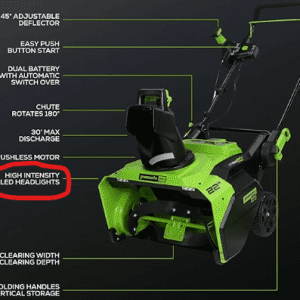 60V snežni frezalnik- brezkrtačnim DIGIPRO motorjem s 5Ah baterijo in polnilnikom Gen ll