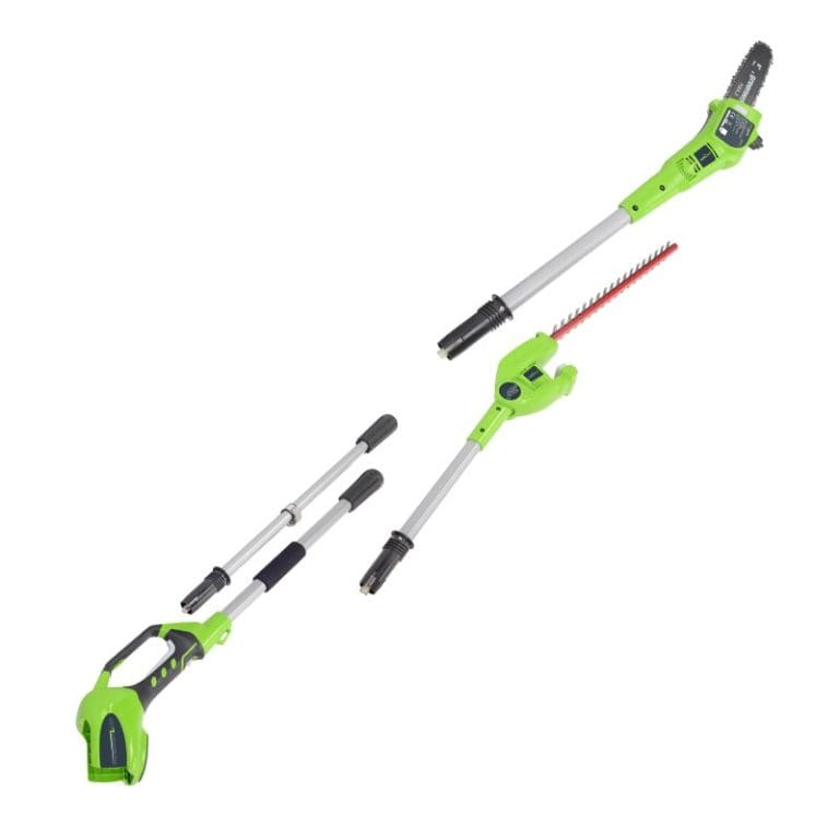 40V višinska žaga 20cm in višinske škarje 51cm