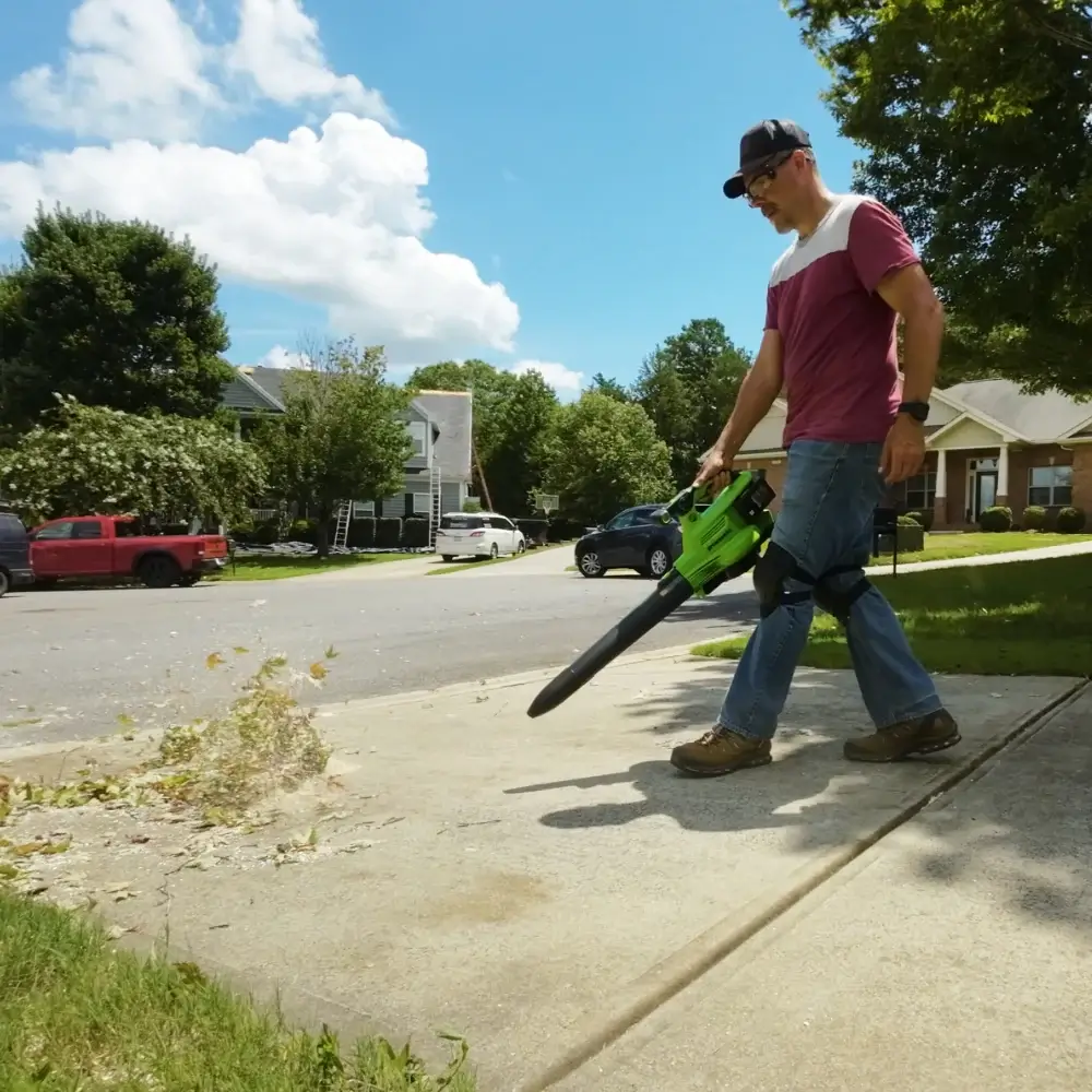 POWERALL 48V (24V x 2) puhalnik/sesalnik listja 386 km/h Gen II - 2x 4Ah