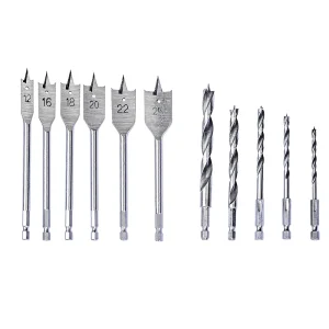 11-delni komplet svedrov za les